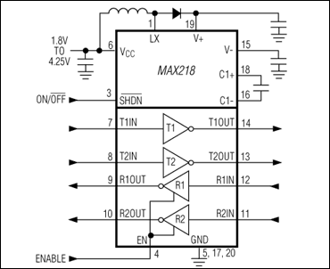 MAX218: Typical Operating Circuit