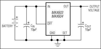 MAX603, MAX604: Typical Operating Circuit