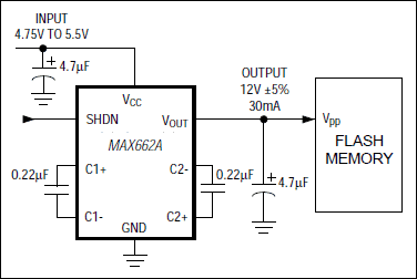 MAX662A: Typical Operating Circuit