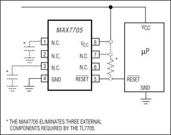 MAX7705: Typical Operating Circuit