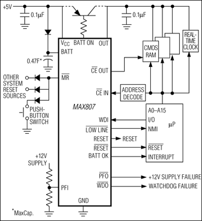 MAX807L, MAX807M, MAX807N: Typical Operating Circuit