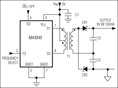 MAX845: Typical Operating Circuit