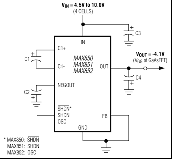 MAX850, MAX851, MAX852, MAX853: Typical Operating Circuit