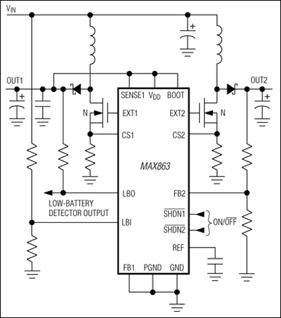 MAX863: Typical Operating Circuit