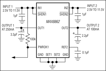 MAX8862, MAX8862L, MAX8862R, MAX8862T: Typical Operating Circuit