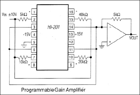 HI-201: Typical Operating Circuit