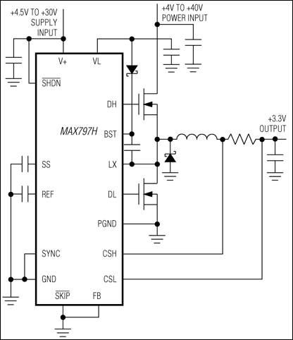 MAX797H: Typical Operating Circuit
