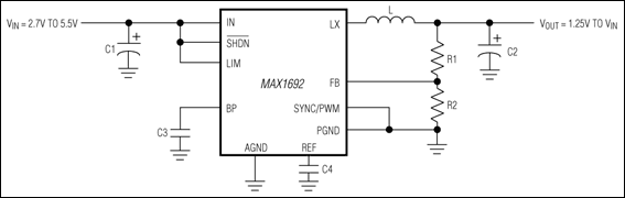 MAX1692: Typical Operating Circuit