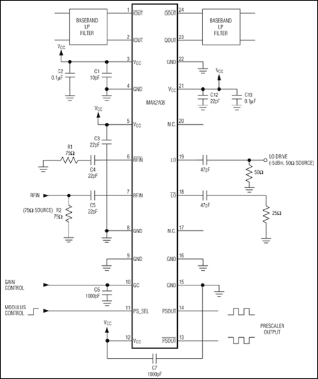 MAX2108: Typical Operating Circuit