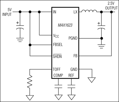 MAX1623: Typical Operating Circuit