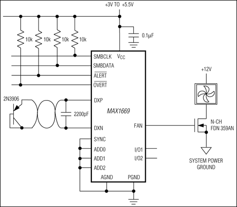 MAX1669: Typical Operating Circuit