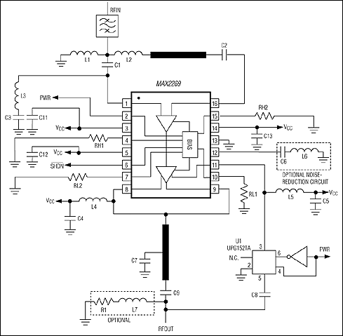 MAX2267, MAX2268, MAX2269: Typical Operating Circuit
