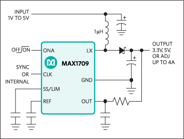 MAX1709: Typical Operating Circuit