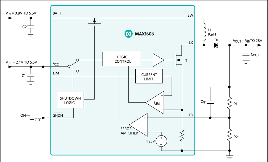 MAX1606: Functional Diagram