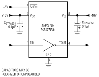 MAX3190, MAX3190E: Typical Operating Circuit