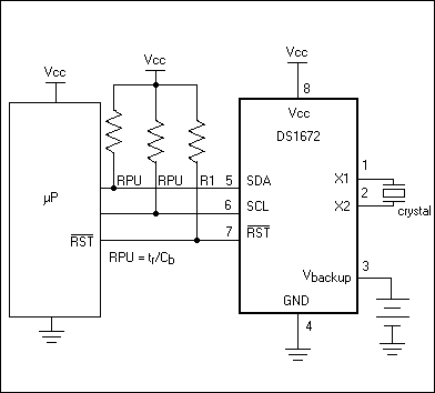 DS1672: Typical Operating Circuit