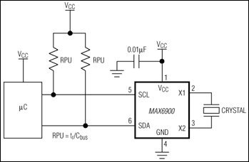 MAX6900：標準動作回路