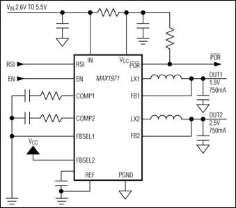 MAX1970, MAX1971, MAX1972: Typical Operating Circuit