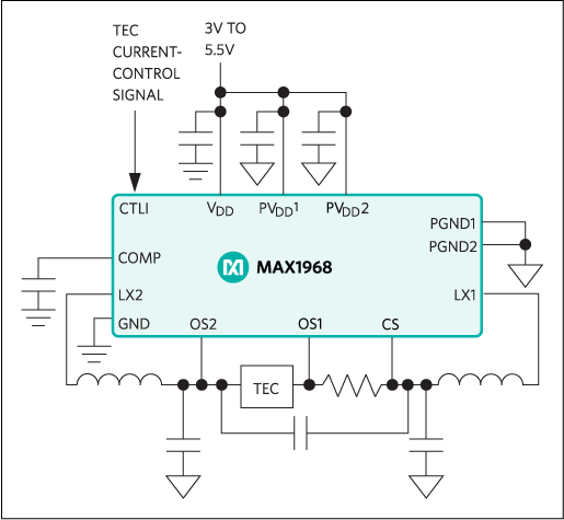 MAX1968, MAX1969: Typical Operating Circuit
