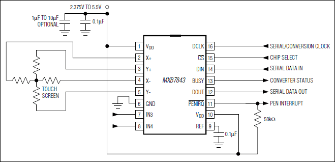 MXB7843：典型应用电路