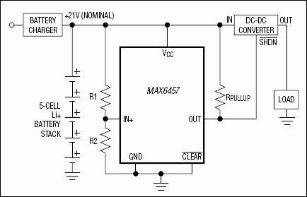 MAX6457、MAX6458、MAX6459、MAX6460：標準動作回路