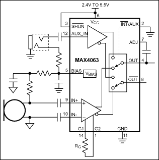 MAX4063: Typical Operating Circuit