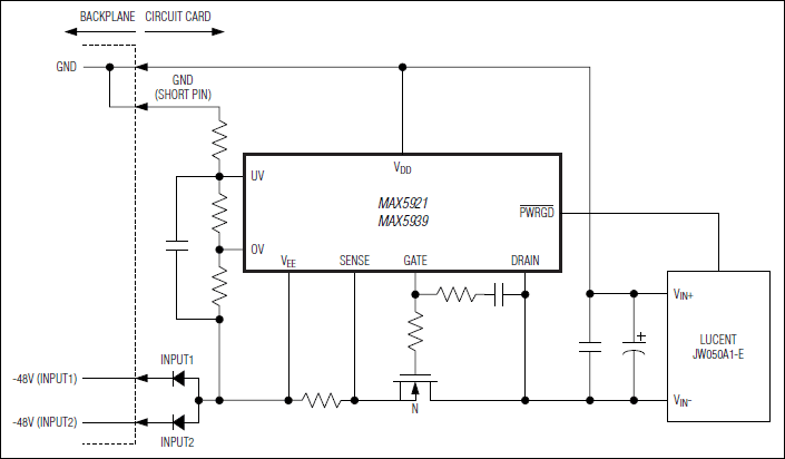 MAX5921, MAX5939: Typical Operating Circuit