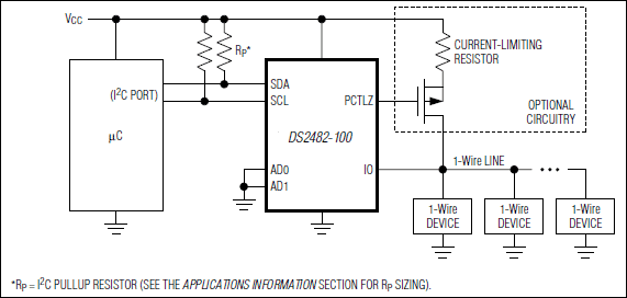 DS2482-100: Typical Operating Circuit