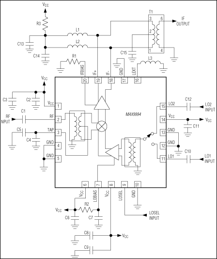 MAX9994: Typical Application Circuit