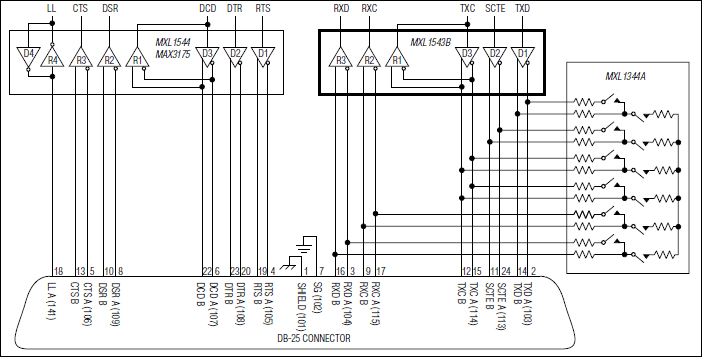 MXL1543B: Typical Operating Circuit