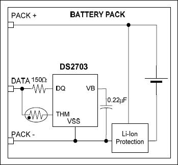 DS2703: Typical Operating Circuit