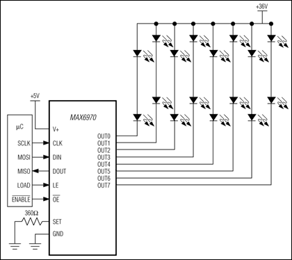 MAX6970: Typical Operating Circuit