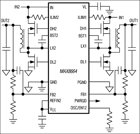 MAX8664: Typical Operating Circuit