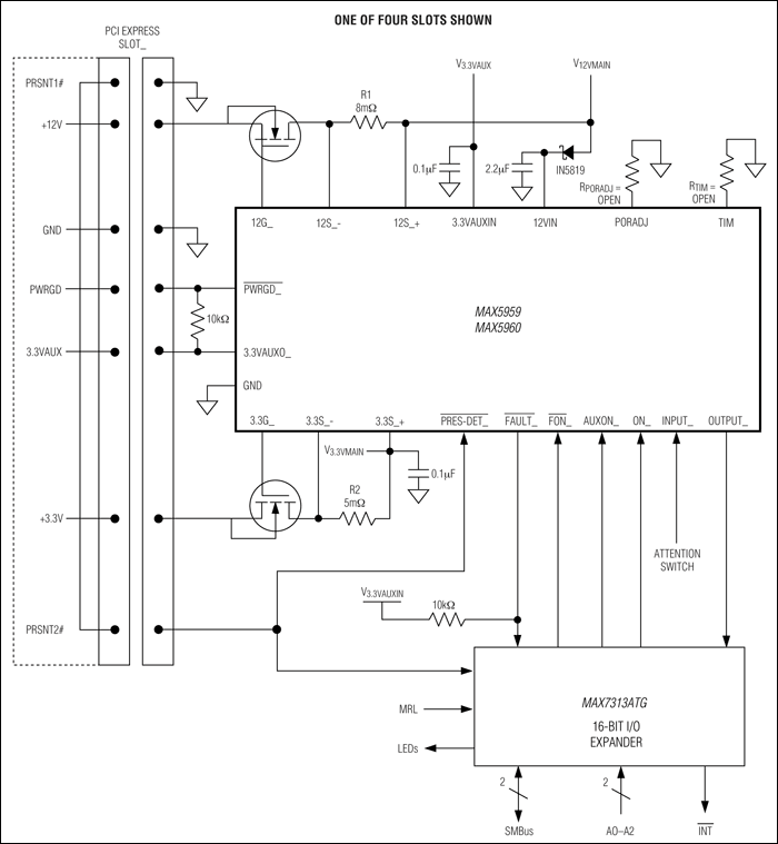 MAX5959, MAX5960: Typical Application Circuit