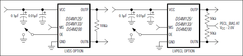 DS4M125, DS4M133, DS4M200: Typical Operating Circuit