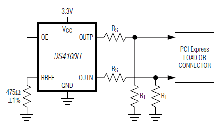 DS4100H: Typical Operating Circuit