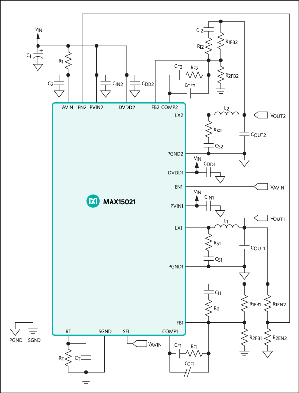 MAX15021: Typical Operating Circuit