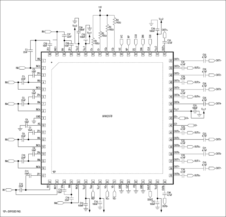 MAX2078: Typical Application Circuit