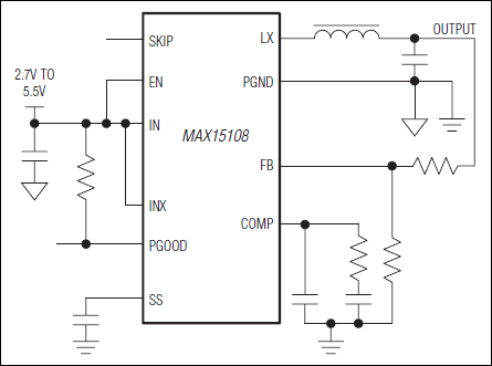 MAX15108: Typical Operating Circuit