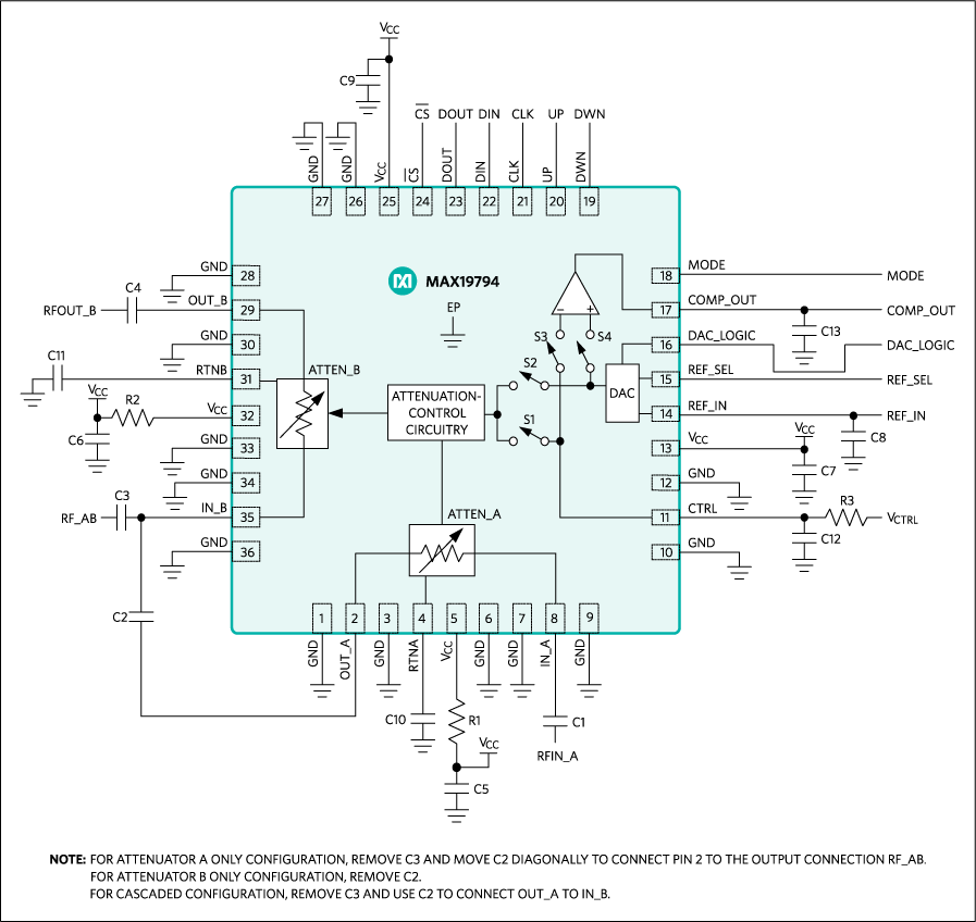MAX19794: Typical Application Circuit