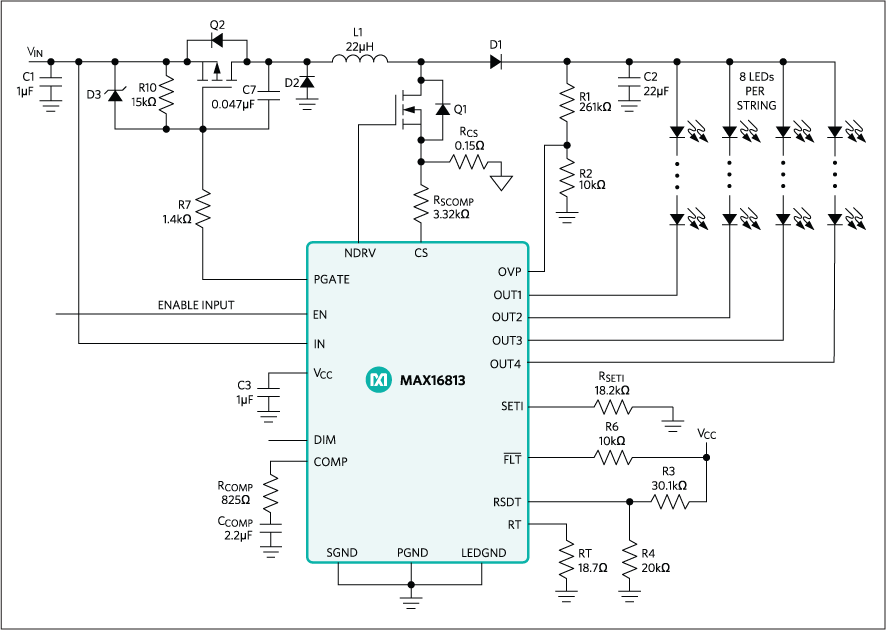 MAX16813: Typical Operating Circuit