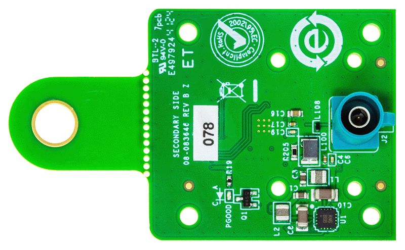 AD-GMSL717MIPI-EVK Board Photo Bottom View