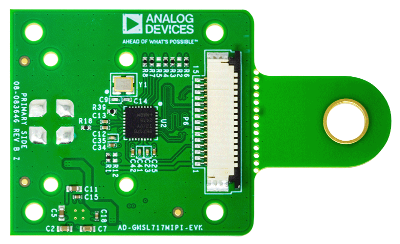 AD-GMSL717MIPI-EVK Board Photo Top View