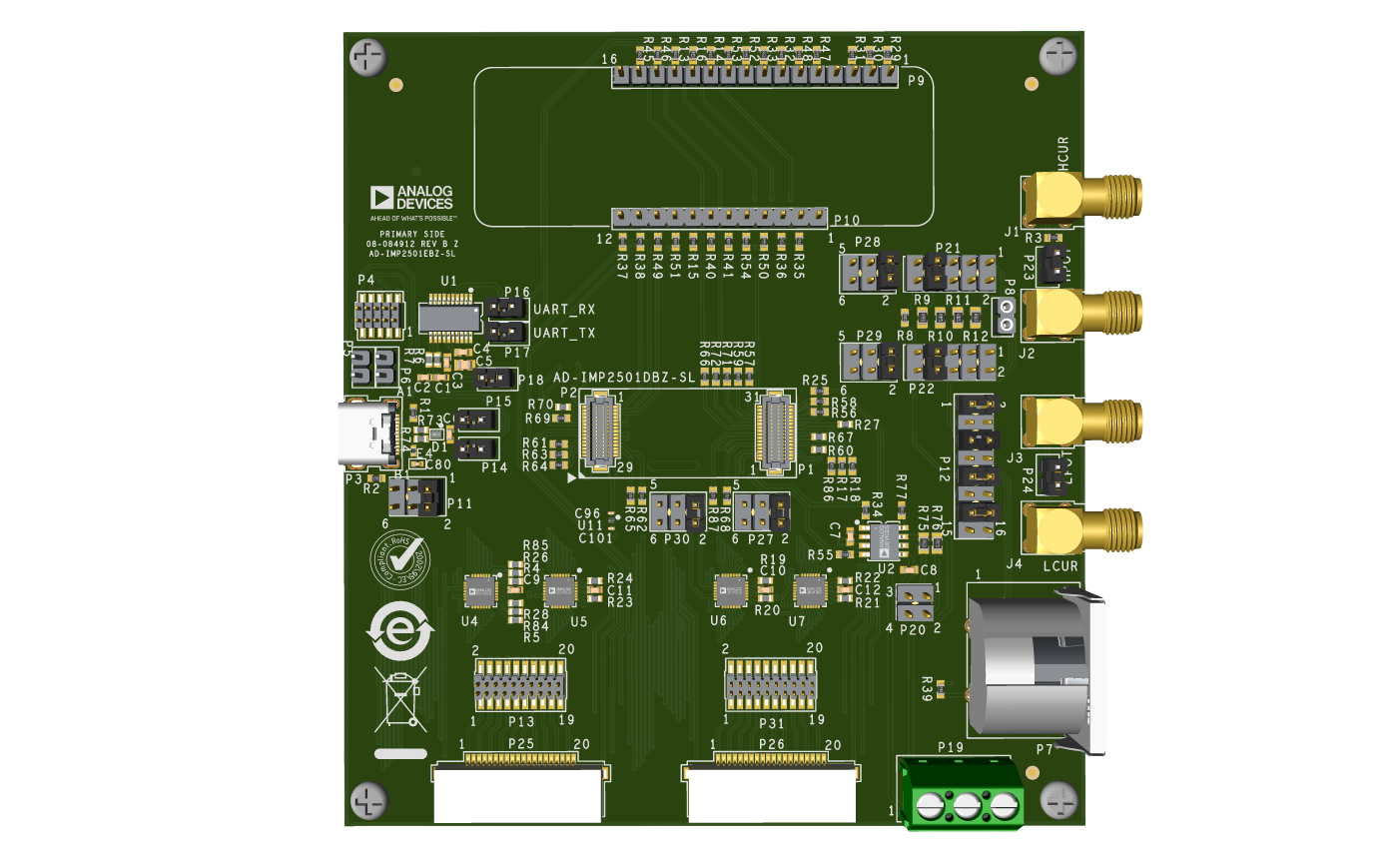 AD-IMP2501EBZ-SL Top Evaluation Board