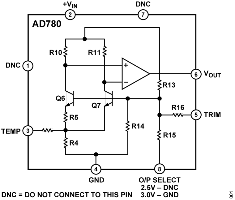 AD780 Functional Block Diagram