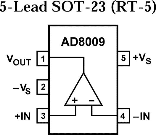 AD8009 Functional Block Diagram
