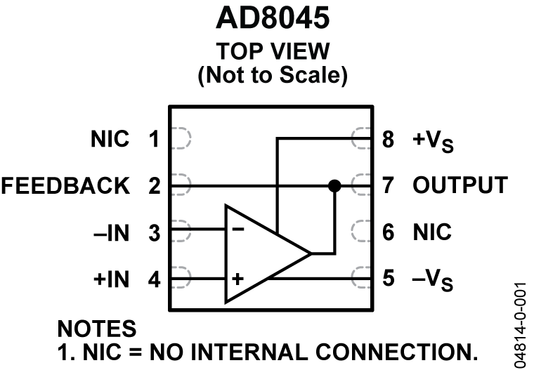 AD8045 Functional Block Diagram
