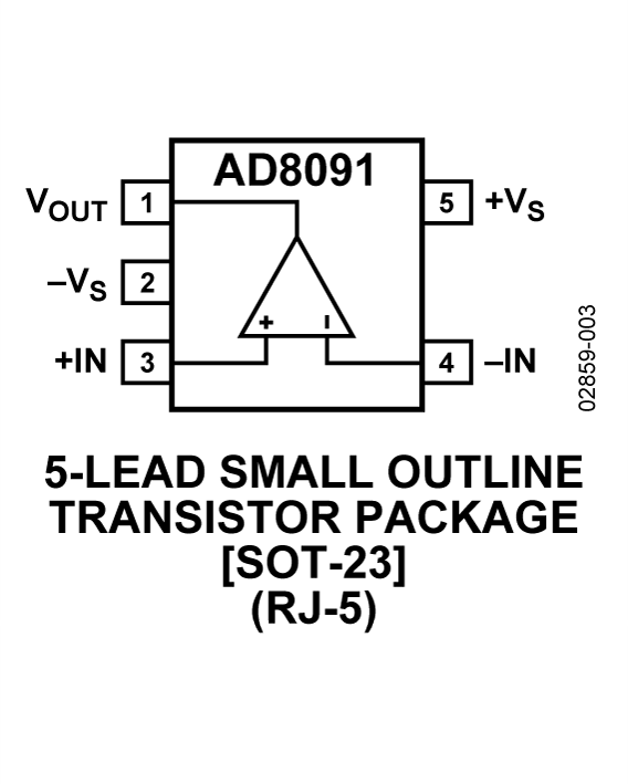 AD8091 Functional Block Diagram