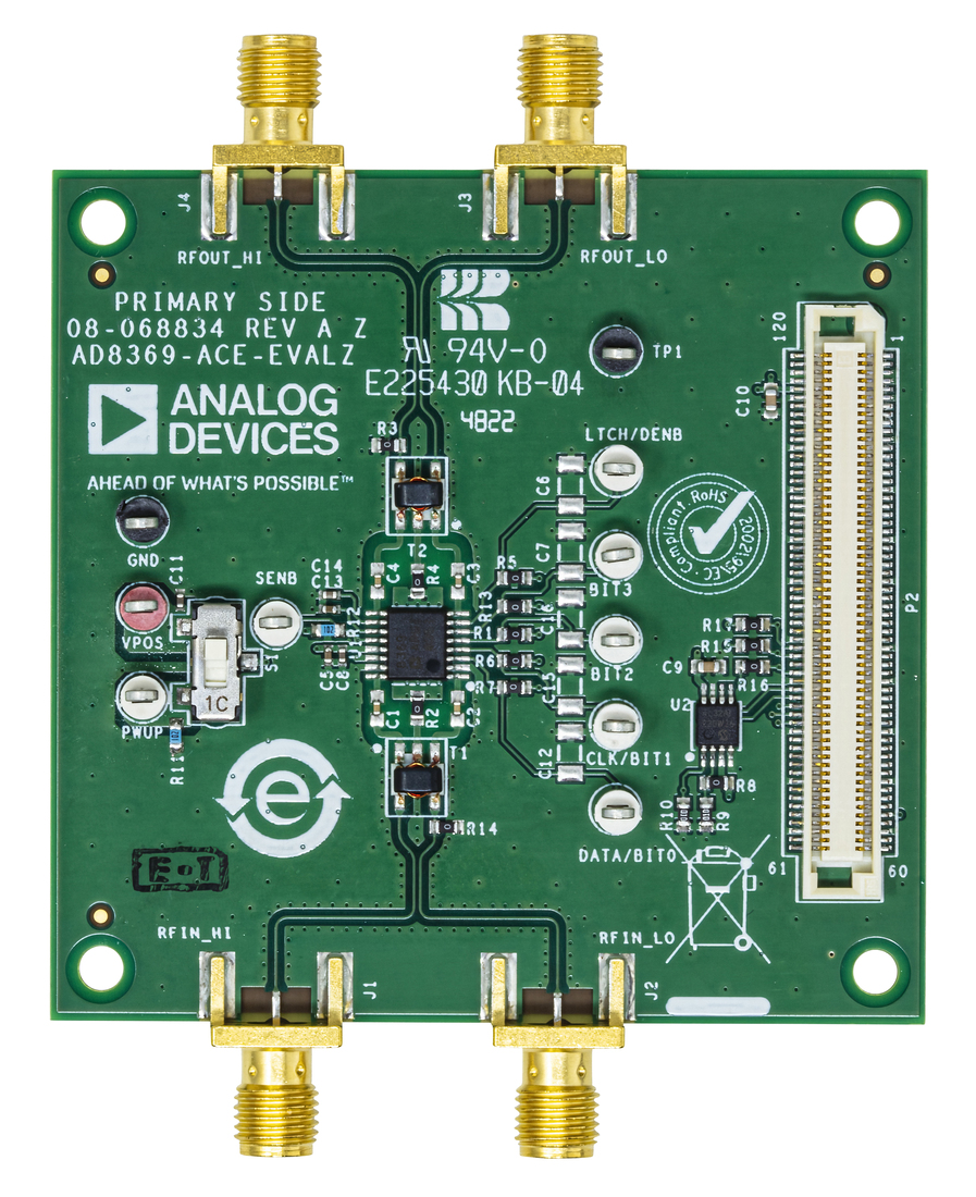 EVAL-AD8369 Board Photo Top View