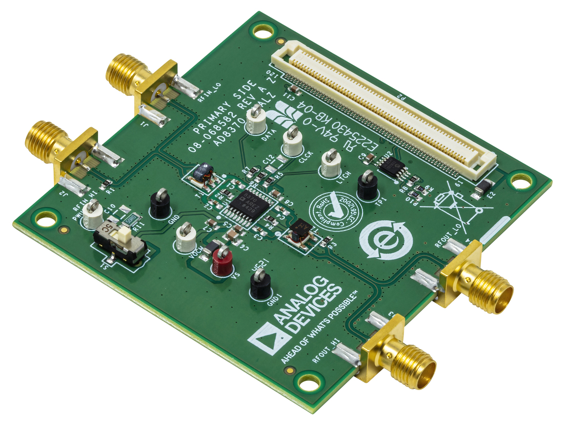 AD8370-EVALZ Board Photo Angle View